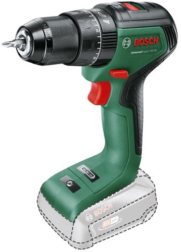 Bosch groen universalimpact 18v-60 | accuklopboorschroevendraaier | met twee standen | excl. accu en lader - 06039d7100