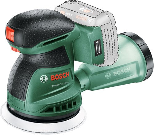 Load image into Gallery viewer, Bosch groen universalorbit 18v-20 accu-excenterschuurmachine | exclusief accu's en lader - 06033e4100
