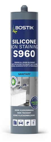 Afbeelding laden in galerijviewer, Bostik s960 silicone non staining | 310 ml | zwart (12 stuks) - 30620944
