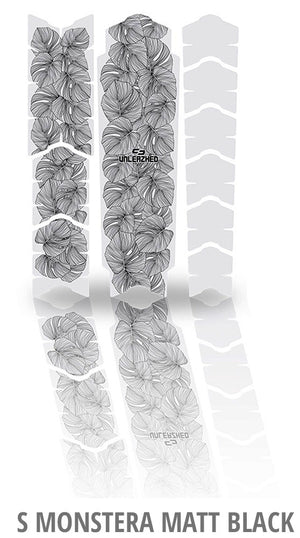 Unleazhed unscratch - frame protection film monstera black matt