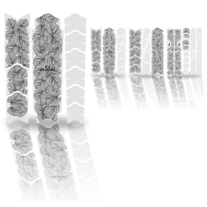 Unleazhed frame protection film monstera white glossy
