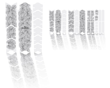 Unleazhed unscratch - frame protection film monstera white matt