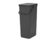 Brabantia sort go afvalbak 40l grey