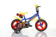 Dino brandweerman sam 12 inch 21 cm jongens doortrapper blauw