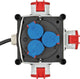 Brennenstuhl compacte rubberen stroomverdeler bsv 3 ls e 16 2 ip44 1m h07rn-f 5g1,5 3xcee400v + 3x230v - 1153680100