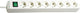 Brennenstuhl eco-line stekkerdoos met schakelaar 8-voudig wit 3m h05vv-f 3g1,5 - 1159320018