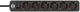 Brennenstuhl ecolor stekkerdoos 6-voudig wit zwart 1,5m h05vv-f 3g1,5 - 1153260020