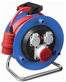 Brennenstuhl garant cee 1 ip44 kabelhaspel voor industrie bouw 30m h07rn-f 5g2,5