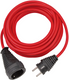Brennenstuhl kwaliteits kunststof verlengsnoer | 5m | rood | h05vv-f 3g1,5 fr - 1167454