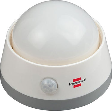 Brennenstuhl led-nachtlicht nlb 02 bs met batterij met infrarood bewegingsmelder en drukschakelaar 2 led 6 lm 3x aa (inclusief) - 1173290