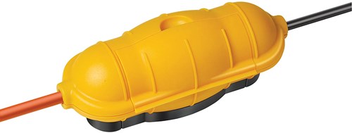 Brennenstuhl safe-box big ip44 beschermingsbox voor verlengkabel (beschermingscapsule voor kabels in buitenruimtes) geel