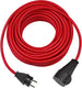 Brennenstuhl verlengsnoer voor bouwplaatsen ip44 10m rood h07rn-f 3g1,5 - 1167950