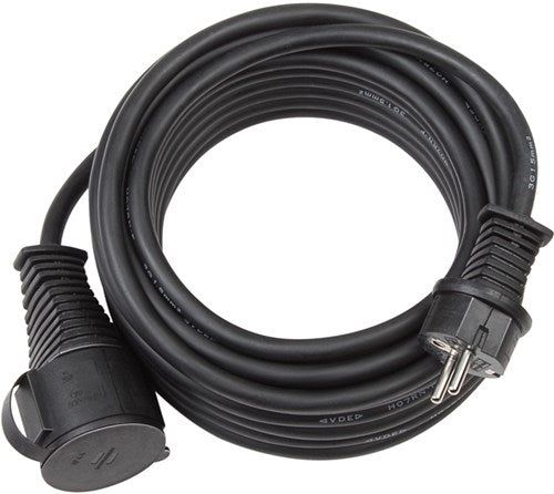 Brennenstuhl verlengsnoer voor bouwplaatsen ip44 10m zwart h07rn-f 3g1,5 - 1167810