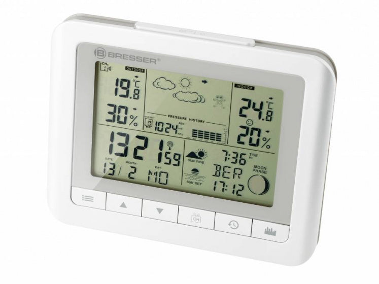 Load image into Gallery viewer, Bresser Weerstation TemeoTrend WF 16,5 x 3 x 13 cm wit 3-delig

