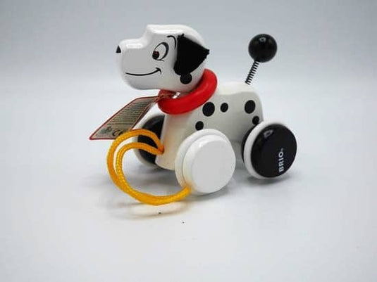 Oku dalmatier houten trekfiguur brio per stuk