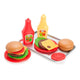 Dantoy broodje hamburger speelset (17-delig)