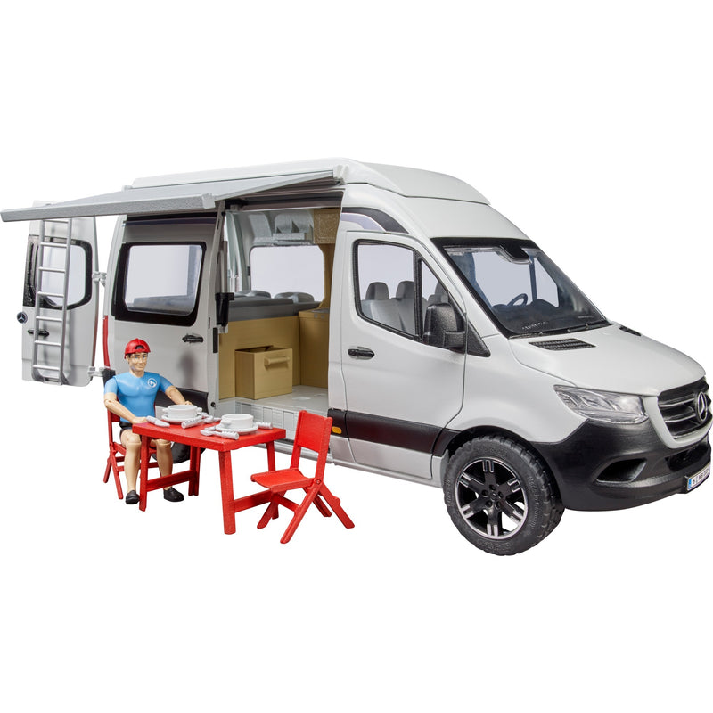 Load image into Gallery viewer, Bruder Mercedes Benz Sprinter Camper met chauffeur
