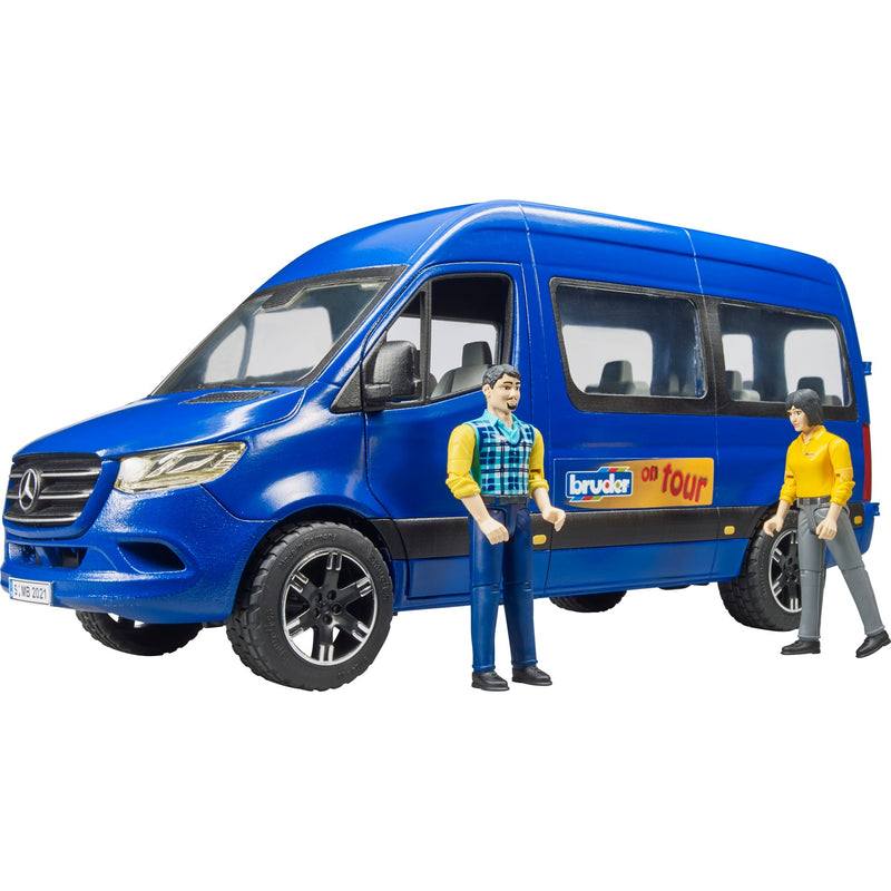 Load image into Gallery viewer, Bruder Bruder Mercedes-Benz Sprinter Transfer met bestuurder en
