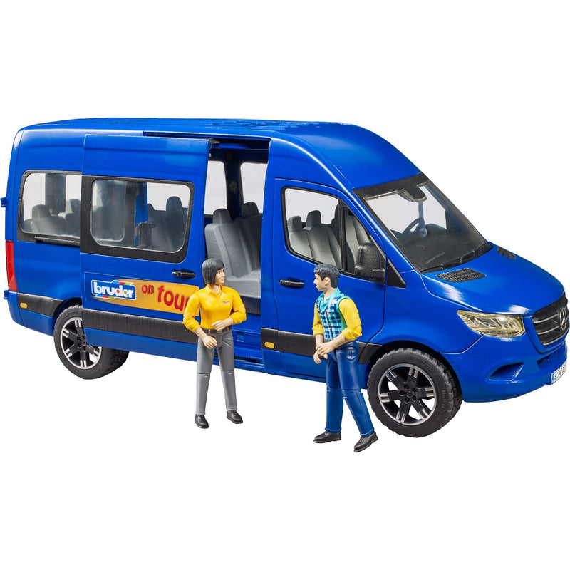 Load image into Gallery viewer, Bruder Bruder Mercedes-Benz Sprinter Transfer met bestuurder en
