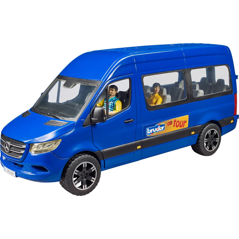 Load image into Gallery viewer, Bruder Bruder Mercedes-Benz Sprinter Transfer met bestuurder en
