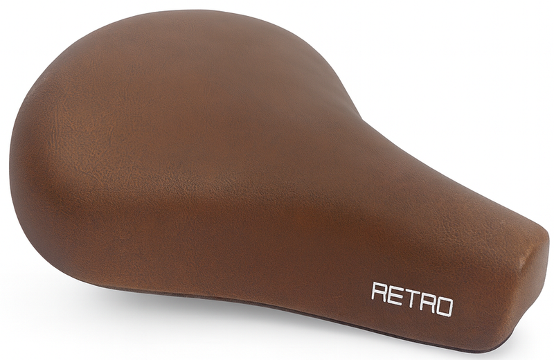 Load image into Gallery viewer, Edge fietszadel city retro - donkerbruin (op kaart)
