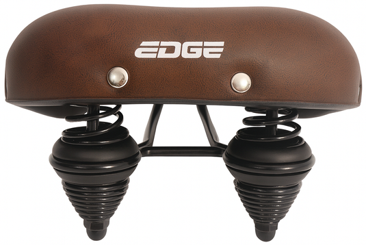 Edge fietszadel urban - mat donkerbruin (werkplaatsverpakking)