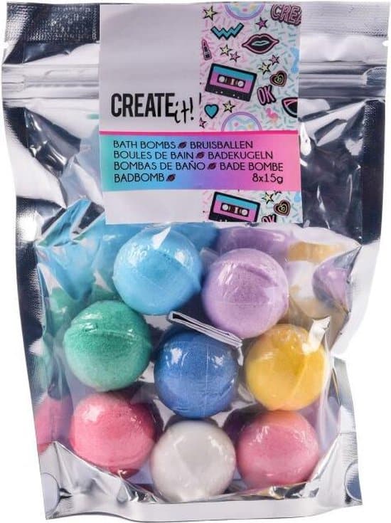 Load image into Gallery viewer, Van der meulen create it! beauty bruisballen multikleuren, 8st.
