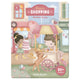 Little dutch stickerboekje rosa friends - 90+ stickers met speelachtergrond - creatief speelgoed vanaf 3 jaar
