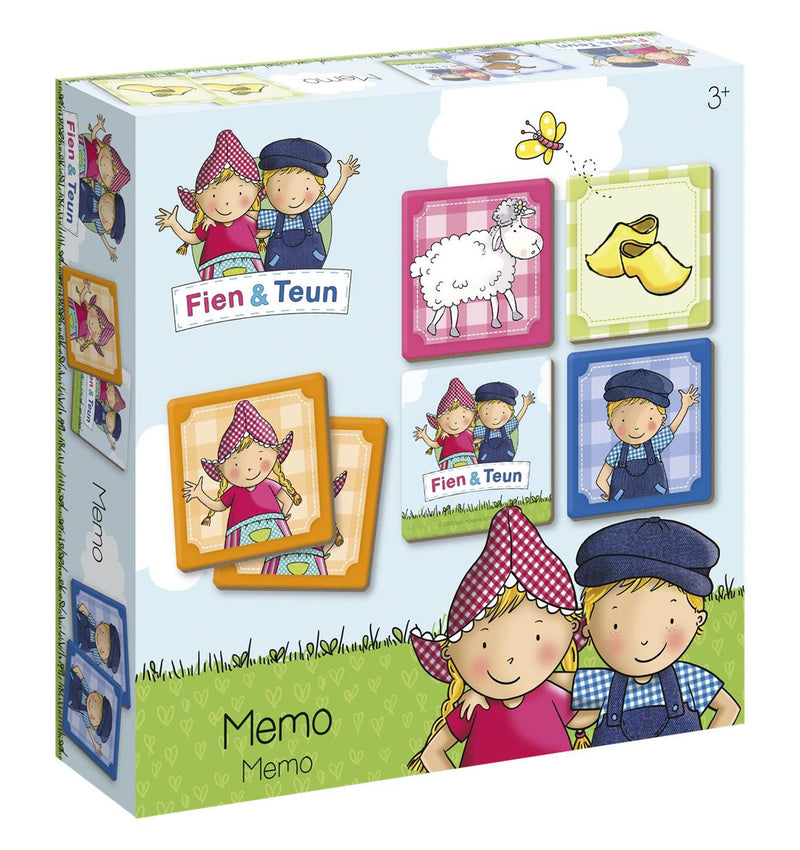 Load image into Gallery viewer, Fien teun memo spelletje - geheugen spel educatief spelgoed - boerderij - bambolino toys - vanaf 3 jaar
