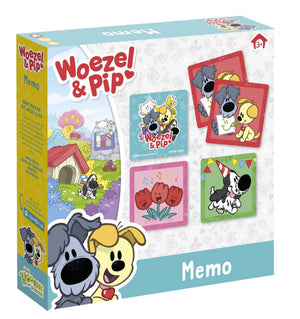 Woezel pip memo spel - educatief speelgoed - junior geheugenspel - memory - vanaf 3 jaar - bambolino toys