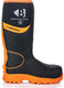 Buckbootz werklaars bbz8000 s5 zwart oranje | zwart oranje | maat 43 - 00.0176.098.43