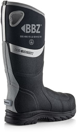 Buckbootz werklaars bbz9000 s5s zwart | zwart | maat 38 - 5055138025536