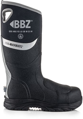 Buckbootz werklaars bbz9000 s5s zwart | zwart | maat 41 - 5055138025567