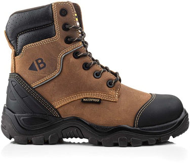 Buckbootz werkschoen bsh008wpnm hoog s3 + kn | bruin | maat 46 - 00.176.031.46