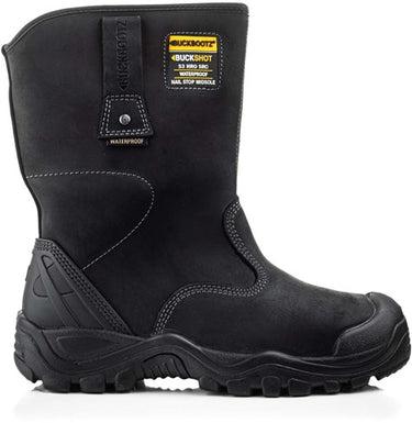 Buckbootz werkschoen buckshot werklaars bsh010 s3 | donkerbruin | maat 46 - 00.176.070.46