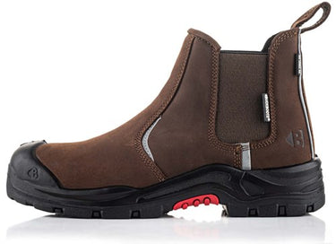 Buckbootz werkschoen nubuckz instapper nkz101brn s3s 2.0 | bruin | maat 41 - 5055138022863