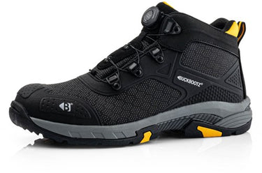 Buckbootz werkschoen tradez wheelz mid s1ps boa | zwart | maat 43 - 5055138026892