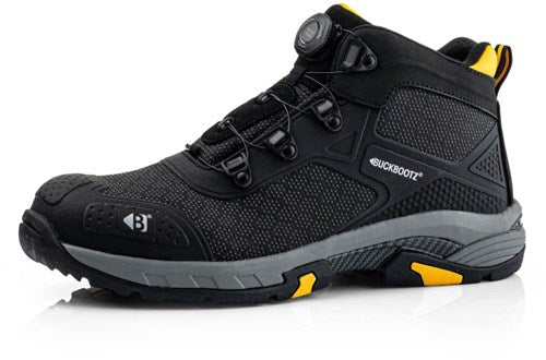Load image into Gallery viewer, Buckbootz werkschoen tradez wheelz mid s1ps boa | zwart | maat 44 - 5055138026908
