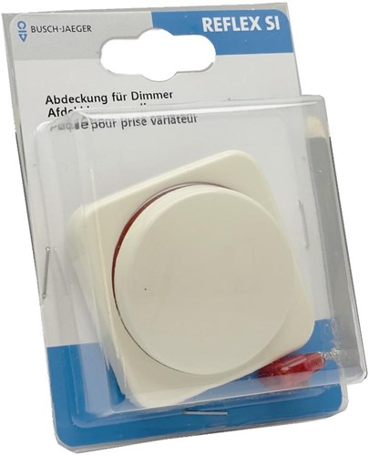 Busch jaeger creme afdekplaat + knop dimmer - 4695050