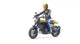 Bruder bworld scrambler ducati met speelfiguur