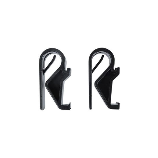 Basil Hook-On Sports - zwarte haken voor smallere bagagedragers (10-12mm)