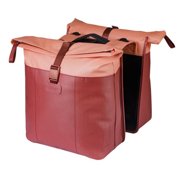 Load image into Gallery viewer, Basil b.v. tas basil vive dubbel bordeaux roze | mik | 35l
