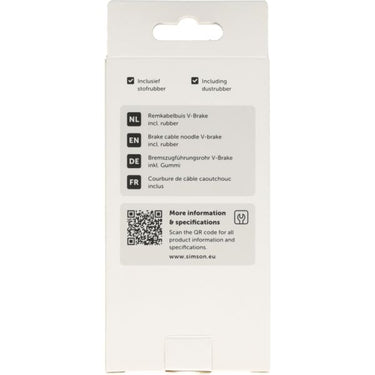 Rema tip top nederland b.v. simson remkabelbuis v-brake incl. rubber