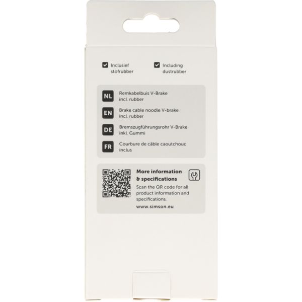 Load image into Gallery viewer, Rema tip top nederland b.v. simson remkabelbuis v-brake incl. rubber
