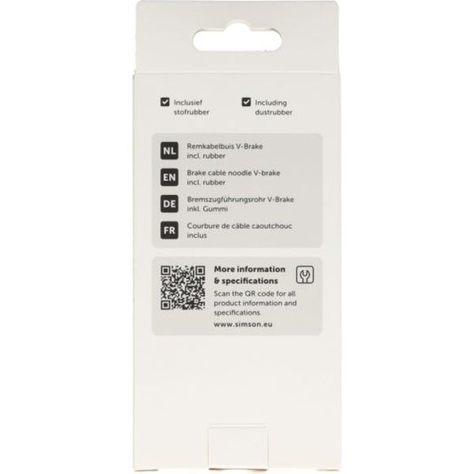Rema tip top nederland b.v. simson remkabelbuis v-brake incl. rubber