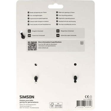 Simson ringslot universeel