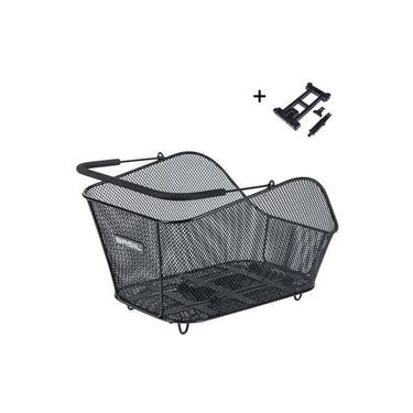 Basil fietsmand icon m met mik bevestiging 13 liter 39 x 24 x 14 - zwart