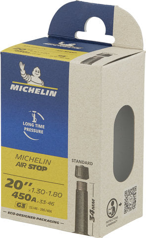 Load image into Gallery viewer, Michelin g3 airstop inner tube for 20
