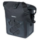 Basil enkele tas navigator waterproof m mik 12-15l 17 x 28 x 34 cm - zwart