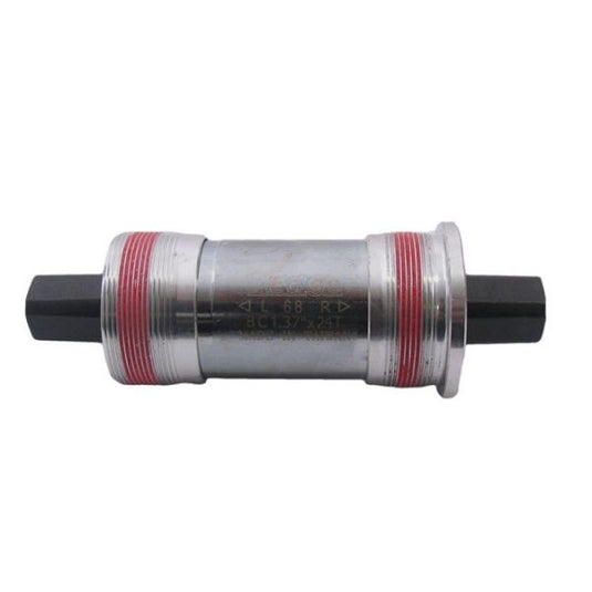 Edge vierkante trapas 110mm bsa 68mm met aluminium cups - zilver